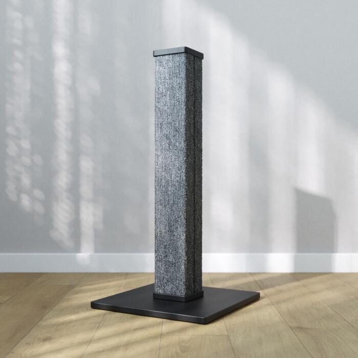 Когтеточка - столбик Scratching Tower 35x35x70 см черная-2