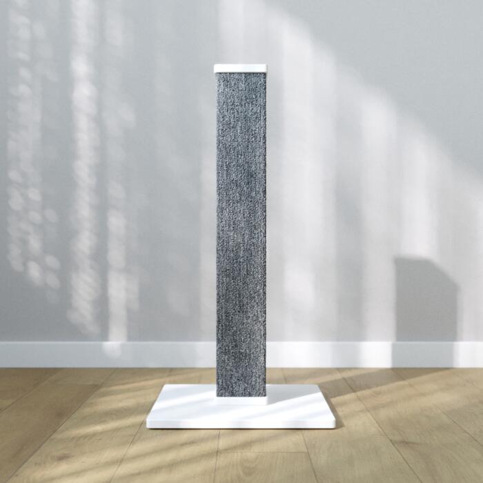 Когтеточка - столбик Scratching Tower 35x35x70 см белая
