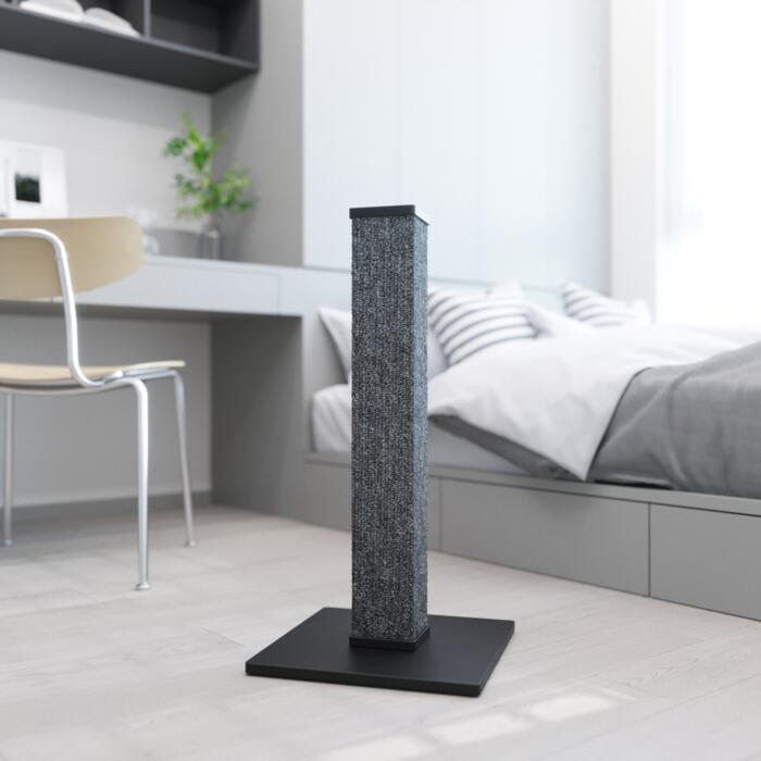 Когтеточка - столбик Scratching Tower 35x35x70 см черная-6