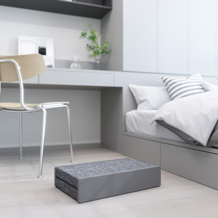Когтеточка - лежанка Scratching Lounger M 50x32x10 см серый-3