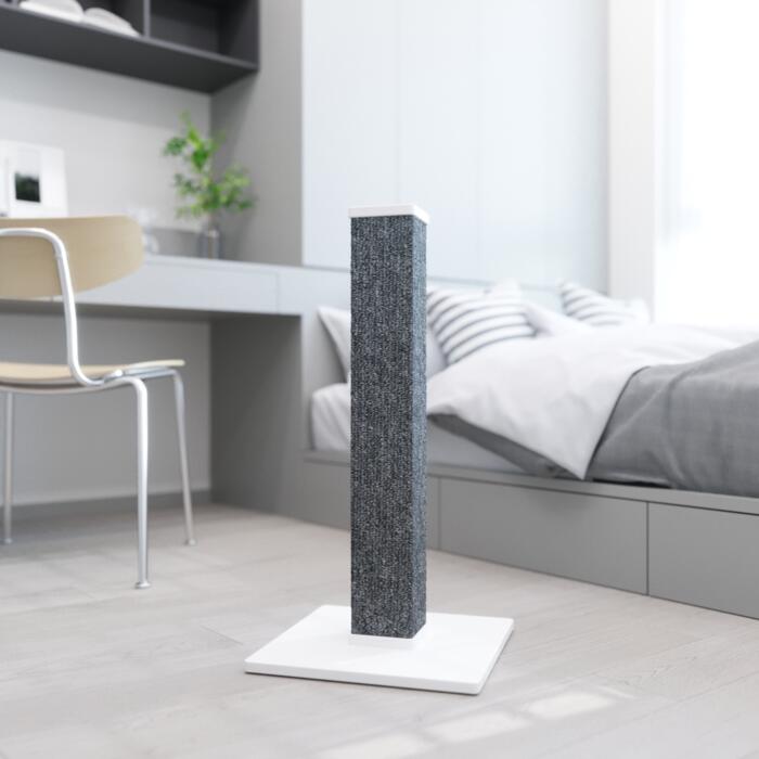 Когтеточка - столбик Scratching Tower 35x35x70 см белая-6