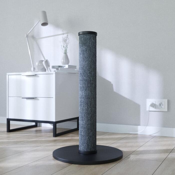 Когтеточка (дряпка) Scratching Tube столбик 40x40x70 см черная