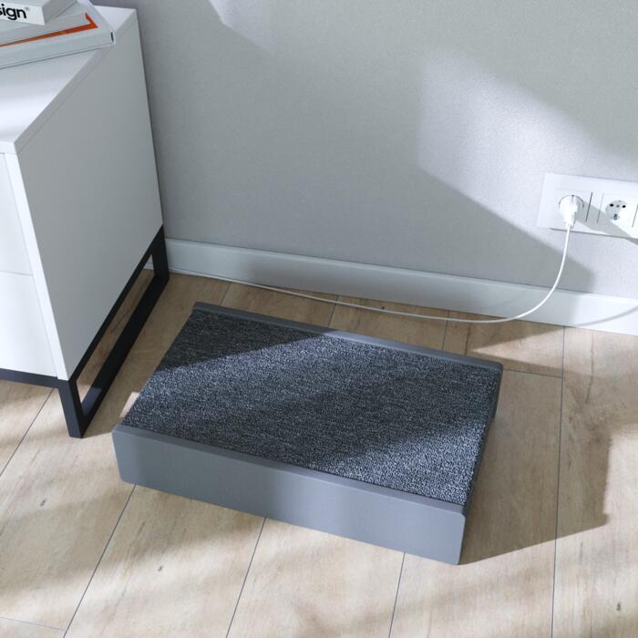Когтеточка - лежанка Scratching Lounger M 50x32x10 см серый-4
