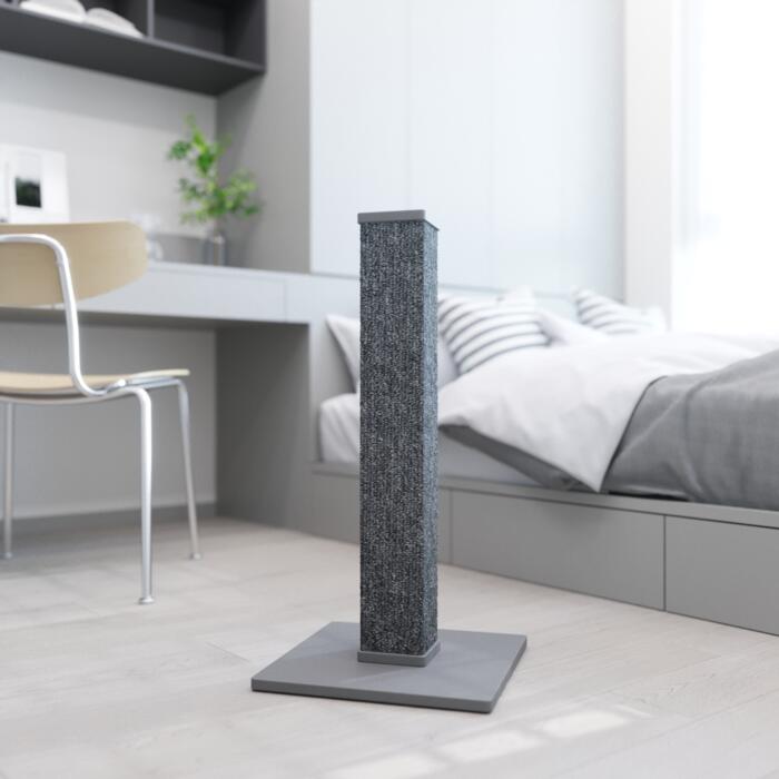 Когтеточка - столбик Scratching Tower 35x35x70 см серая-6